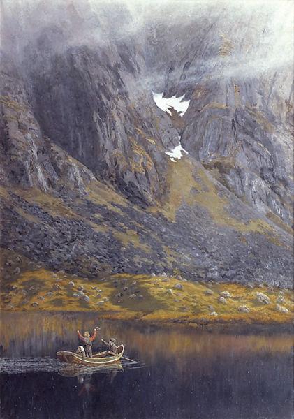 Theodor Kittelsen Ekko Sweden oil painting art